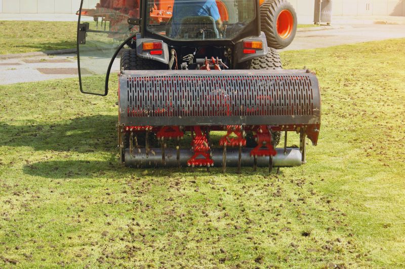 Commercial Lawn Aeration detail